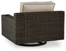 Coastline Bay Outdoor Swivel Lounge with Cushion - Tony’s Furniture Store & Linen (GA) - Multi Location