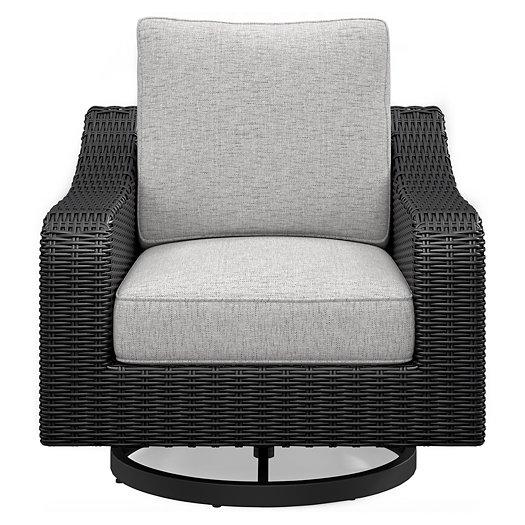 Beachcroft Outdoor Swivel Lounge with Cushion - Tony’s Furniture Store & Linen (GA) - Multi Location