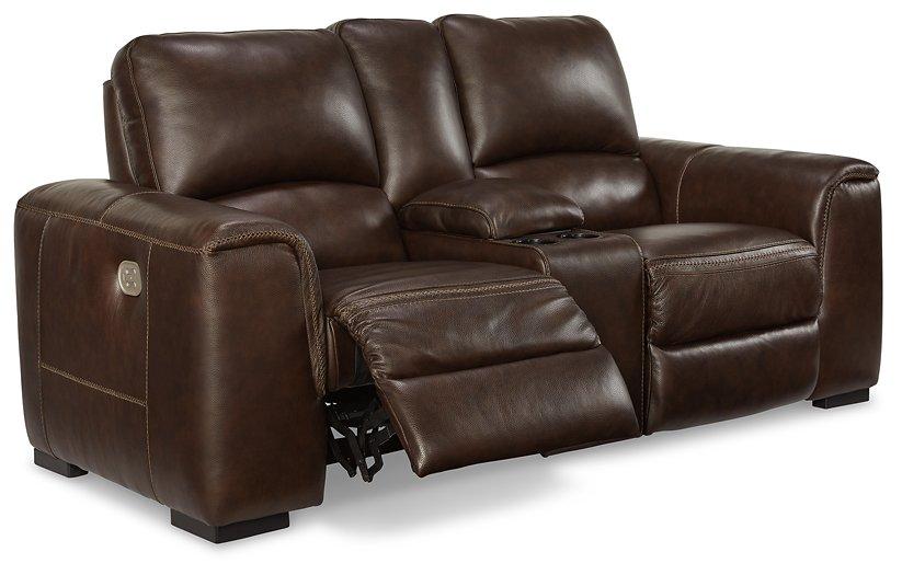 Alessandro Power Reclining Loveseat with Console - Tony’s Furniture Store & Linen (GA) - Multi Location