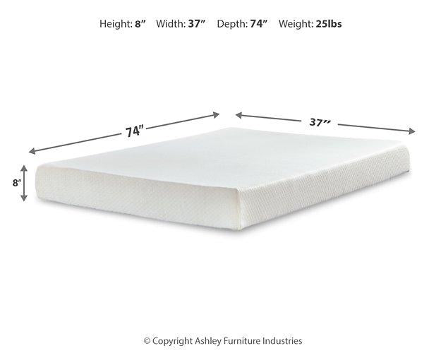 Chime 8 Inch Memory Foam Mattress in a Box - Tony’s Furniture Store & Linen (GA) - Multi Location