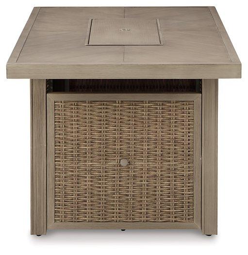 Beachcroft Outdoor Fire Pit Table - Tony’s Furniture Store & Linen (GA) - Multi Location