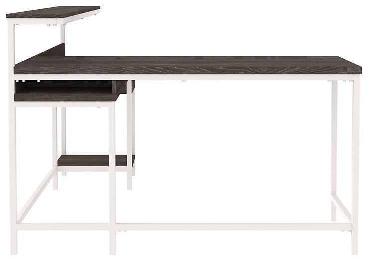 Dorrinson Home Office L-Desk with Storage - Tony’s Furniture Store & Linen (GA) - Multi Location