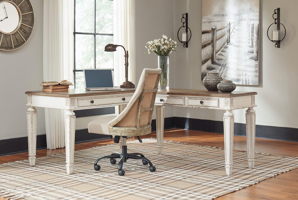 Realyn 2-Piece Home Office Lift Top Desk - Tony’s Furniture Store & Linen (GA) - Multi Location