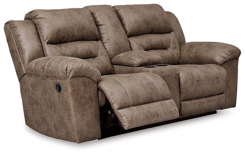 Stoneland Reclining Loveseat with Console - Tony’s Furniture Store & Linen (GA) - Multi Location