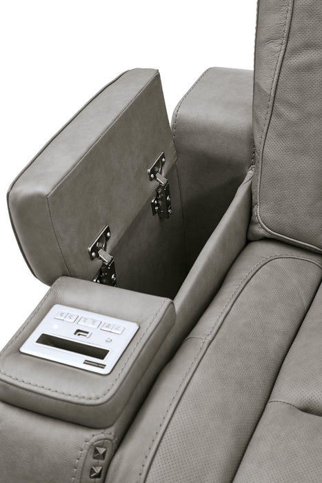 The Man-Den Power Reclining Loveseat with Console - Tony’s Furniture Store & Linen (GA) - Multi Location