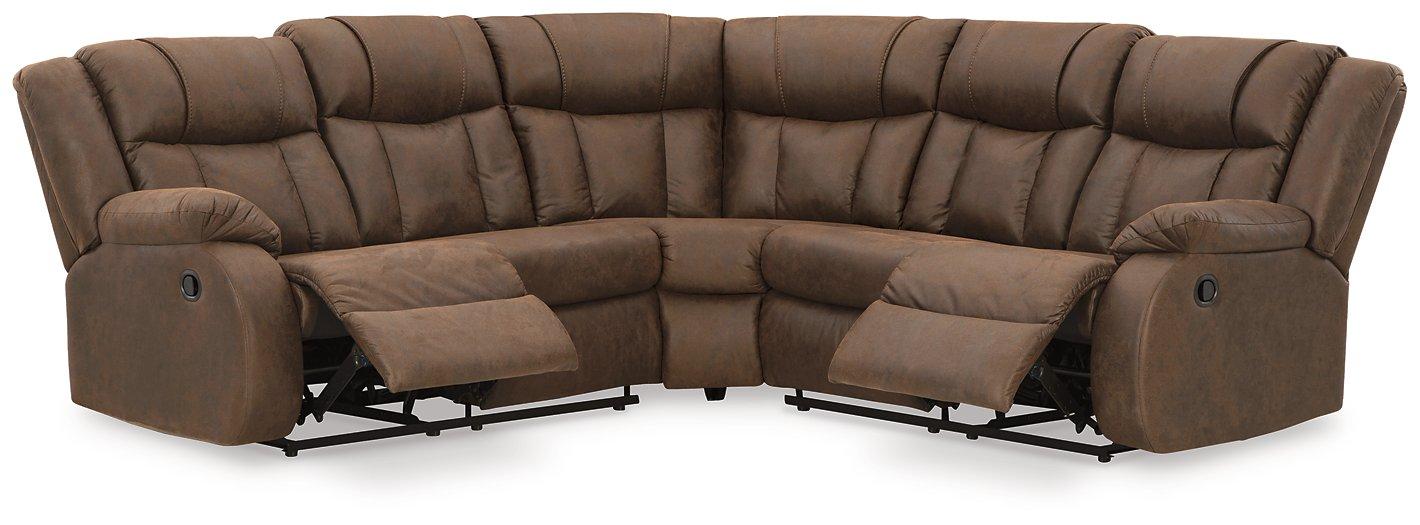 Trail Boys 2-Piece Reclining Sectional - Tony’s Furniture Store & Linen (GA) - Multi Location