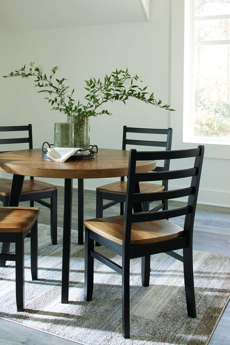 Blondon Dining Table and 4 Chairs (Set of 5) - Tony’s Furniture Store & Linen (GA) - Multi Location