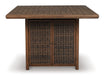Paradise Trail Outdoor Counter Height Dining Table with 4 Barstools - Tony’s Furniture Store & Linen (GA) - Multi Location