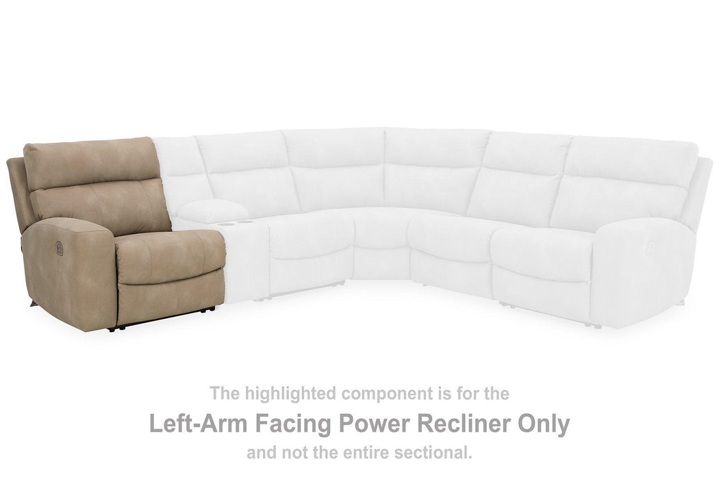 Next-Gen DuraPella Power Reclining Sectional Loveseat with Console - Tony’s Furniture Store & Linen (GA) - Multi Location