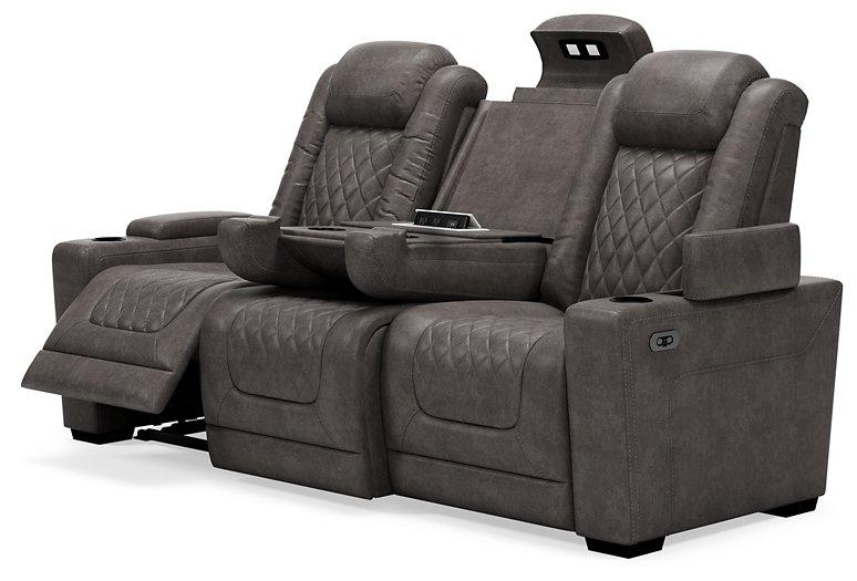 HyllMont Power Reclining Sofa - Tony’s Furniture Store & Linen (GA) - Multi Location