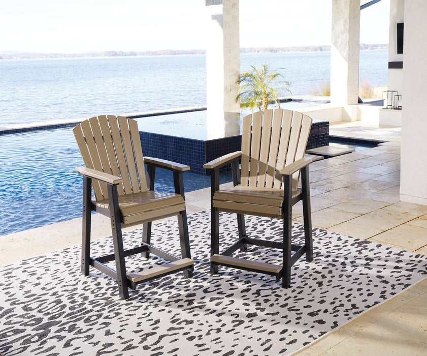 Fairen Trail Outdoor Counter Height Bar Stool (Set of 2) - Tony’s Furniture Store & Linen (GA) - Multi Location