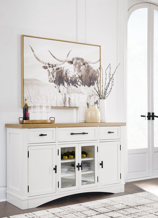 Ashbryn Dining Server and Hutch - Tony’s Furniture Store & Linen (GA) - Multi Location