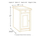 Bolanburg Chairside End Table with USB Ports & Outlets - Tony’s Furniture Store & Linen (GA) - Multi Location