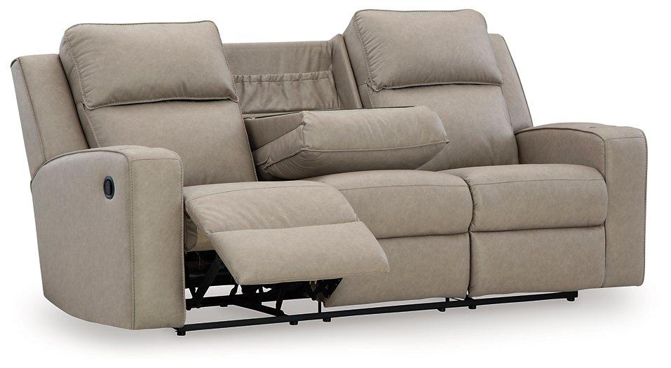 Lavenhorne Reclining Sofa with Drop Down Table - Tony’s Furniture Store & Linen (GA) - Multi Location