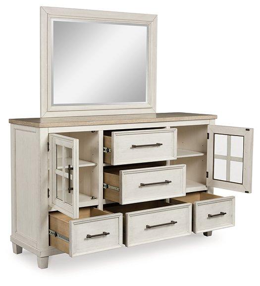Shaybrock Dresser and Mirror - Tony’s Furniture Store & Linen (GA) - Multi Location