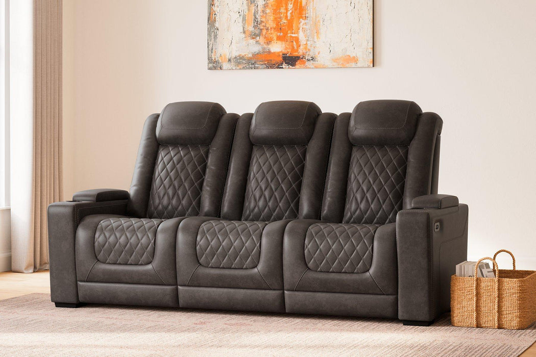 HyllMont Power Reclining Sofa - Tony’s Furniture Store & Linen (GA) - Multi Location