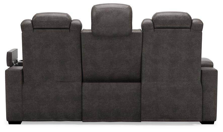 HyllMont Power Reclining Sofa - Tony’s Furniture Store & Linen (GA) - Multi Location