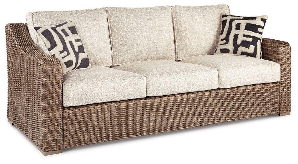 Beachcroft Outdoor Sofa, Lounge Chairs and Fire Pit - Tony’s Furniture Store & Linen (GA) - Multi Location