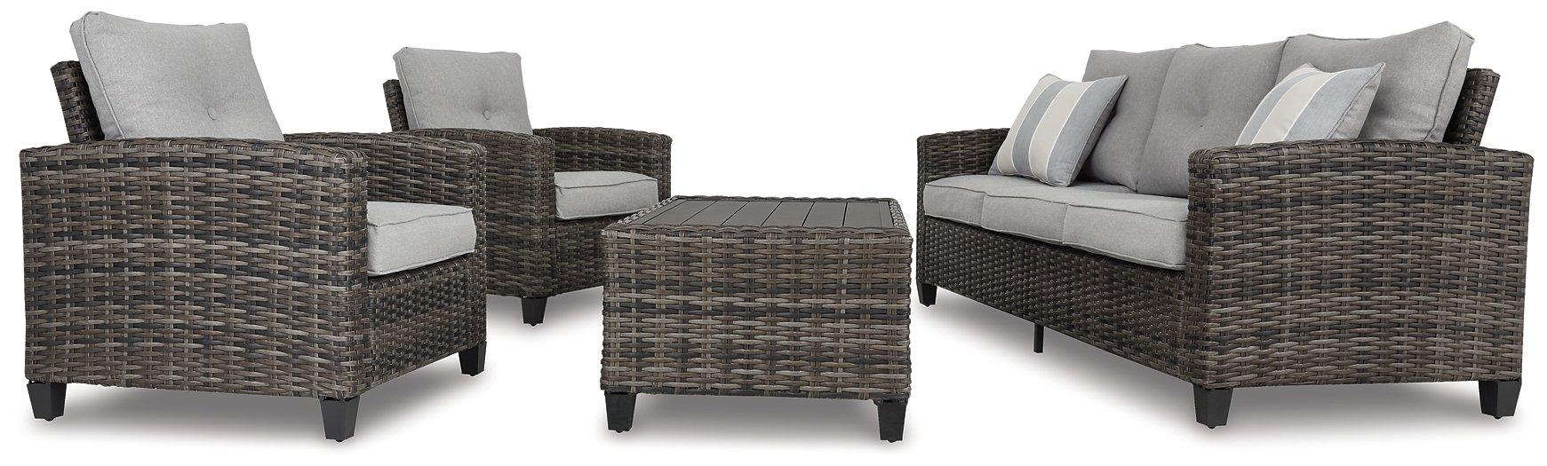 Cloverbrooke 4-Piece Outdoor Conversation Set - Tony’s Furniture Store & Linen (GA) - Multi Location