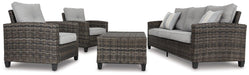 Cloverbrooke 4-Piece Outdoor Conversation Set - Tony’s Furniture Store & Linen (GA) - Multi Location