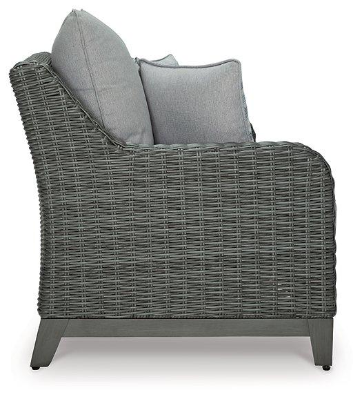 Elite Park Outdoor Loveseat with Cushion - Tony’s Furniture Store & Linen (GA) - Multi Location