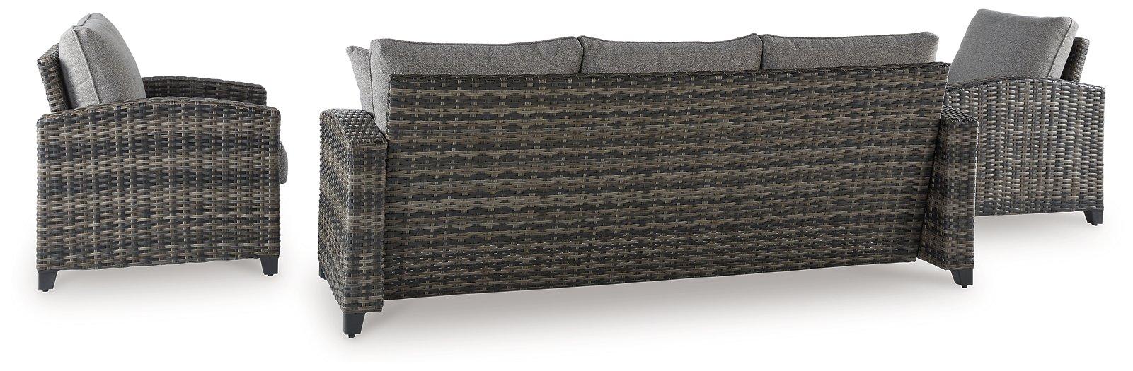 Oasis Court Outdoor Sofa/Chairs/Table Set (Set of 4) - Tony’s Furniture Store & Linen (GA) - Multi Location