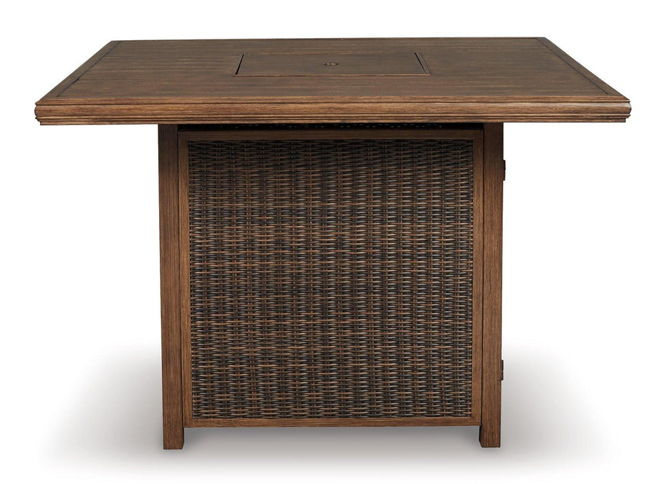 Paradise Trail Outdoor Counter Height Dining Table with 4 Barstools - Tony’s Furniture Store & Linen (GA) - Multi Location