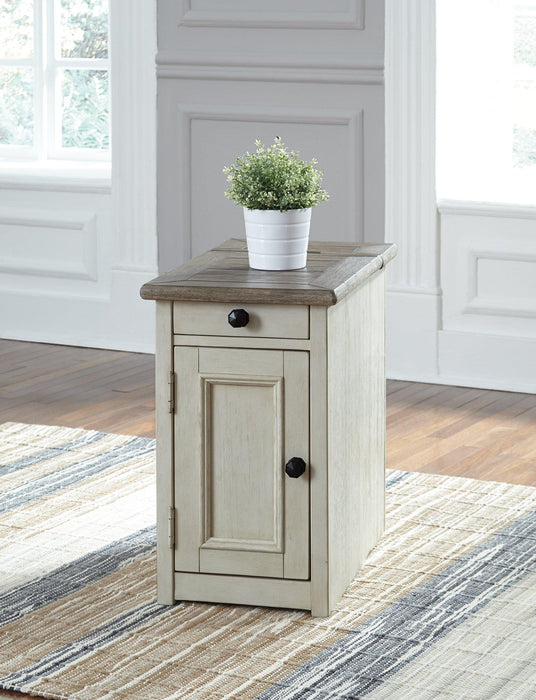 Bolanburg Chairside End Table with USB Ports & Outlets - Tony’s Furniture Store & Linen (GA) - Multi Location
