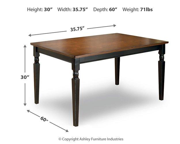 Owingsville Dining Table - Tony’s Furniture Store & Linen (GA) - Multi Location