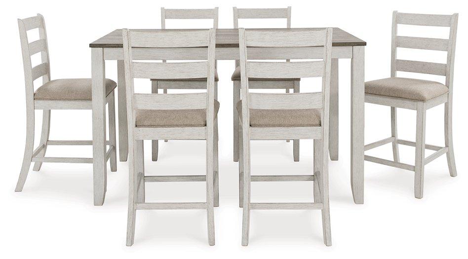 Skempton Counter Height Dining Table and Bar Stools (Set of 7) - Tony’s Furniture Store & Linen (GA) - Multi Location