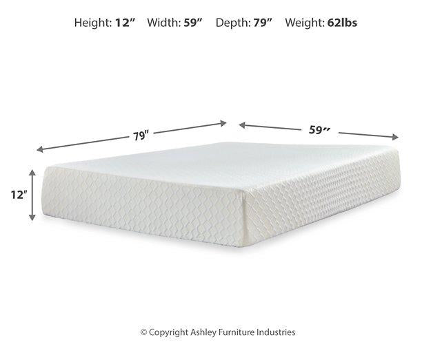 Chime 12 Inch Memory Foam Mattress in a Box - Tony’s Furniture Store & Linen (GA) - Multi Location