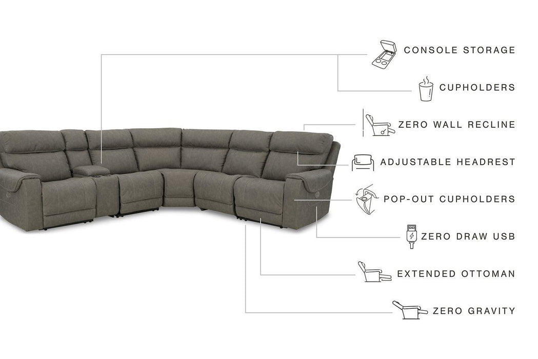 Starbot Power Reclining Sectional - Tony’s Furniture Store & Linen (GA) - Multi Location