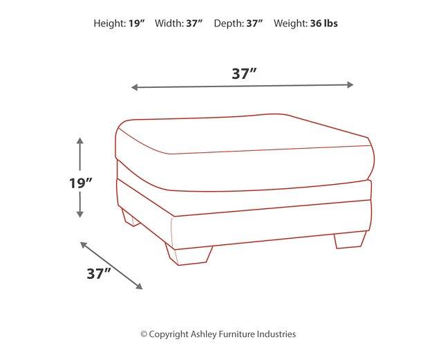Tracling Oversized Ottoman - Tony’s Furniture Store & Linen (GA) - Multi Location