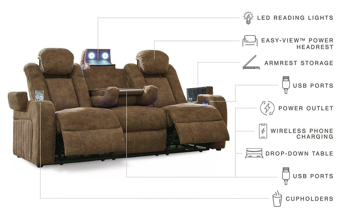Wolfridge Power Reclining Sofa - Tony’s Furniture Store & Linen (GA) - Multi Location