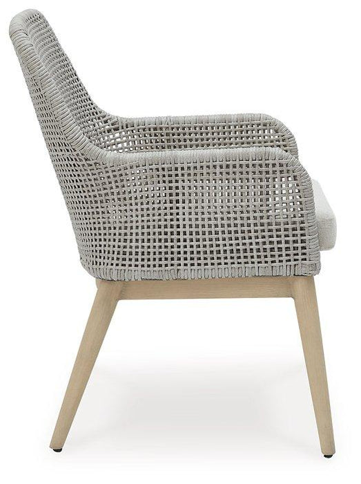 Seton Creek Outdoor Dining Arm Chair (Set of 2) - Tony’s Furniture Store & Linen (GA) - Multi Location