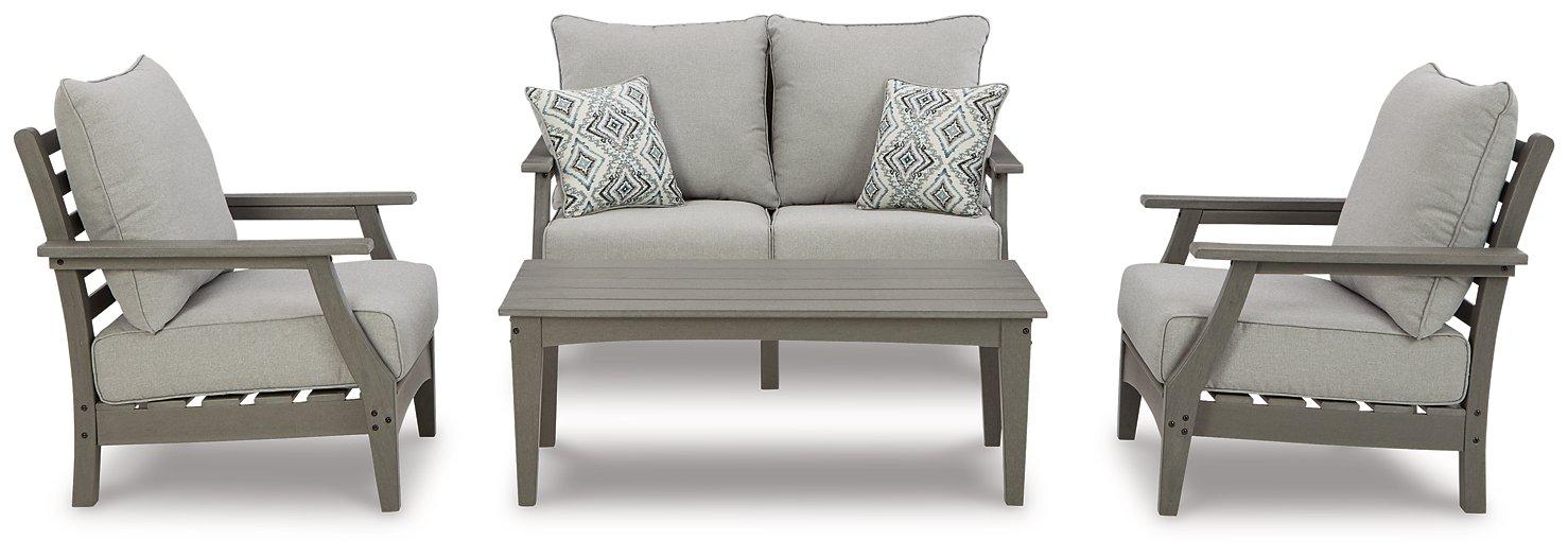 Visola Outdoor Loveseat Conversation Set - Tony’s Furniture Store & Linen (GA) - Multi Location