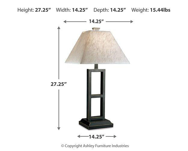 Deidra Table Lamp (Set of 2) - Tony’s Furniture Store & Linen (GA) - Multi Location