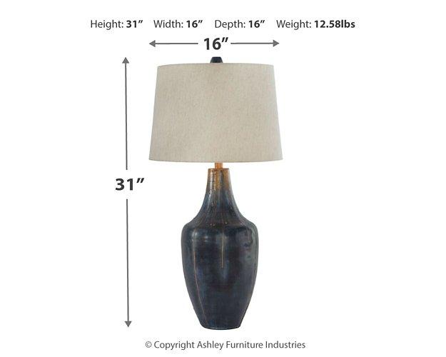 Evania Table Lamp - Tony’s Furniture Store & Linen (GA) - Multi Location