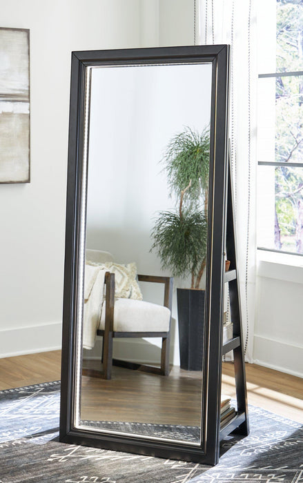 Evesen Floor Standing Mirror/Storage - Tony’s Furniture Store & Linen (GA) - Multi Location