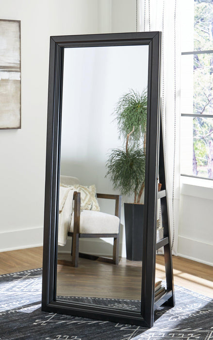 Evesen Floor Standing Mirror/Storage - Tony’s Furniture Store & Linen (GA) - Multi Location
