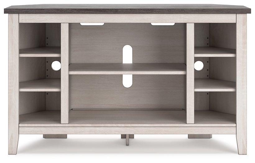 Dorrinson Corner TV Stand with Electric Fireplace - Tony’s Furniture Store & Linen (GA) - Multi Location