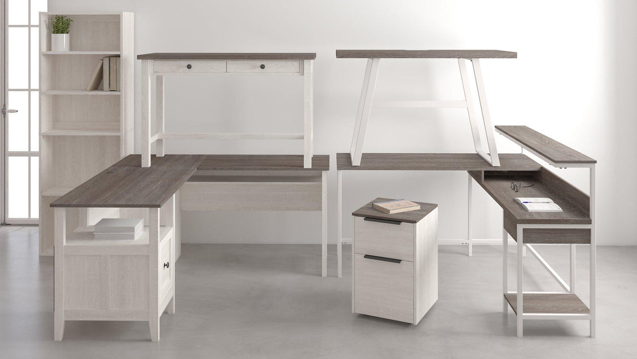 Dorrinson Home Office L-Desk with Storage - Tony’s Furniture Store & Linen (GA) - Multi Location
