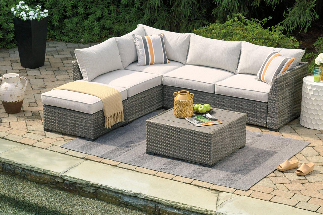 Cherry Point 4-piece Outdoor Sectional Set - Tony’s Furniture Store & Linen (GA) - Multi Location