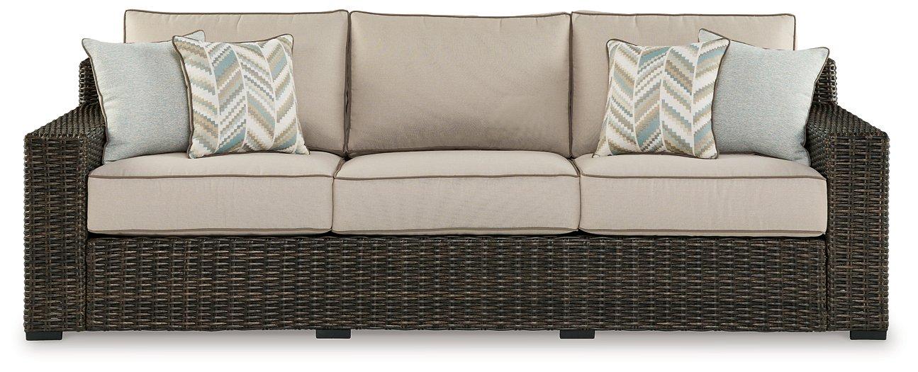 Coastline Bay Outdoor Sofa with Cushion - Tony’s Furniture Store & Linen (GA) - Multi Location