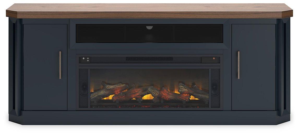 Landocken 83" TV Stand with Electric Fireplace - Tony’s Furniture Store & Linen (GA) - Multi Location
