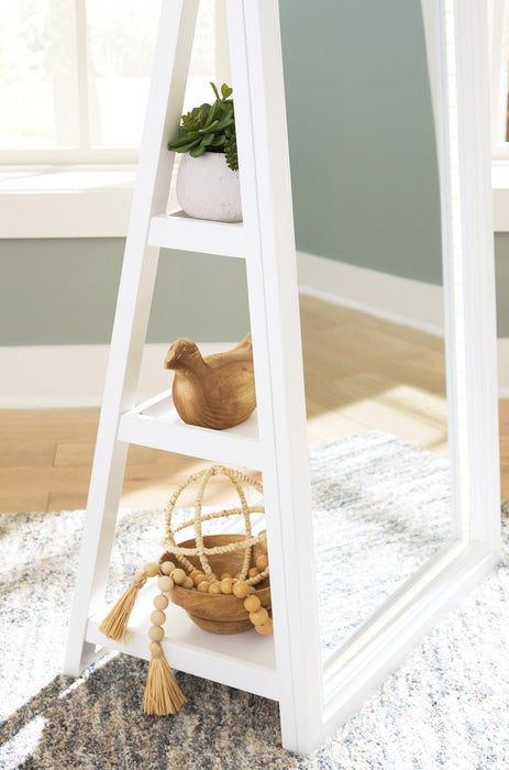 Evesen Floor Standing Mirror/Storage - Tony’s Furniture Store & Linen (GA) - Multi Location