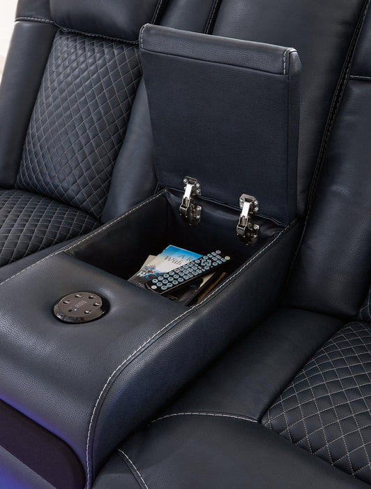 Fyne-Dyme Power Reclining Loveseat with Console - Tony’s Furniture Store & Linen (GA) - Multi Location