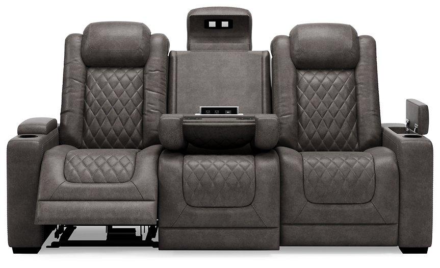 HyllMont Power Reclining Sofa - Tony’s Furniture Store & Linen (GA) - Multi Location