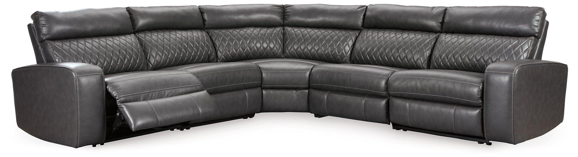 Samperstone Power Reclining Sectional - Tony’s Furniture Store & Linen (GA) - Multi Location