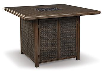 Paradise Trail Bar Table with Fire Pit - Tony’s Furniture Store & Linen (GA) - Multi Location